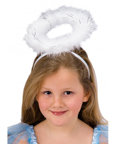 Angel Headband W/Marabout In Pbh Angel Headband W/Marabout In Pbh