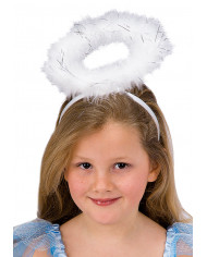 Angel Headband W/Marabout In Pbh Angel Headband W/Marabout In Pbh