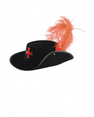 Black Hat W/Ostrich Feather Black Hat W/Ostrich Feather