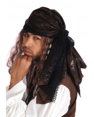 Fabric Pirate Headpiece In Pb