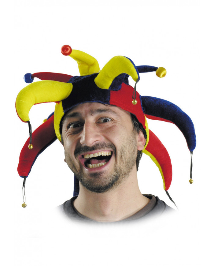 Gorro comodín de terciopelo con etiqueta colgante/etiqueta