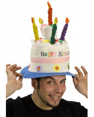 Velvet Happy Birthday Hat