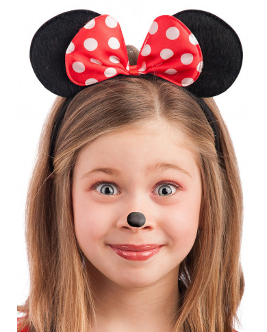 Minnie Mouse Headband With Bow In Pbh
