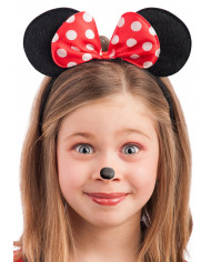 Minnie Mouse Headband With Bow In Pbh