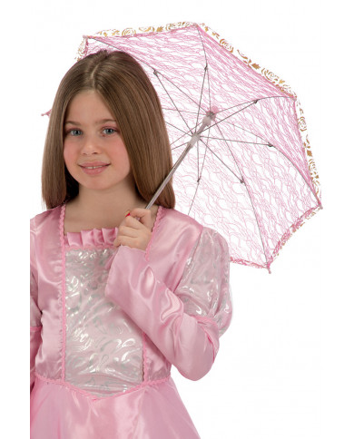 Umbrella in pink lace, diameter cm. 54. A fantastic accessory