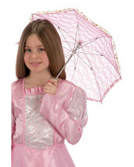 Umbrella in pink lace, diameter cm. 54. A fantastic accessory