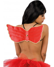 Red Fabric Wings Cm 20X48 In Bag