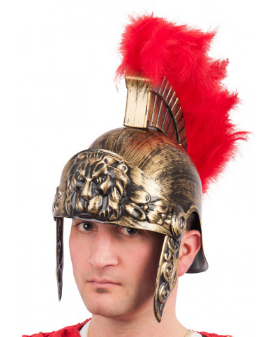 Adult Roman Helmet With Crest Adult Roman Helmet With Crest