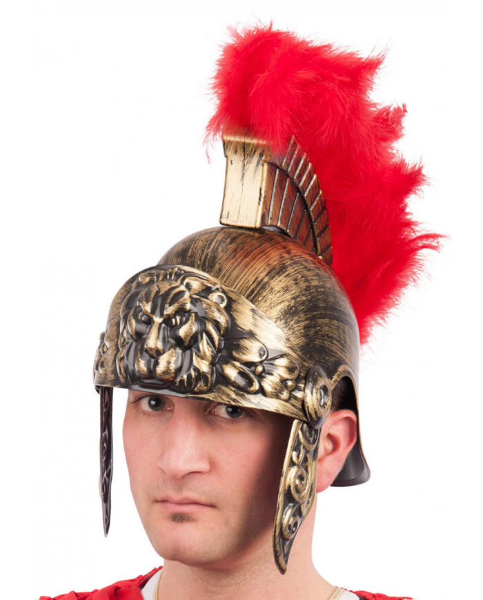 Adult Roman Helmet With Crest