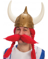 Casque Viking avec étiquette volante / étiquette