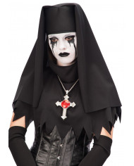 Black Nun Headpiece In Bag