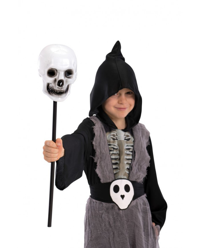 Sceptre with skull, length cm.55. Thanks to this accessory you