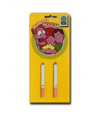 2 cigarrillos encendidos en blíster 2 cigarrillos encendidos en blíster