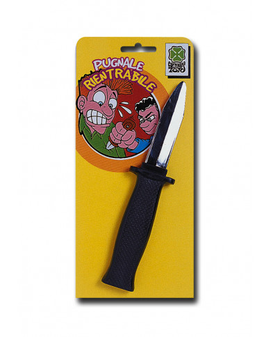 Einziehbarer Dolch in Sichtverpackung