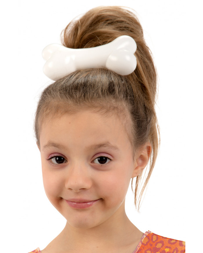 Plastic hair clip with bone, for a primitive hairstyle or to Plastic hair clip with bone, for a primitive hairstyle or to