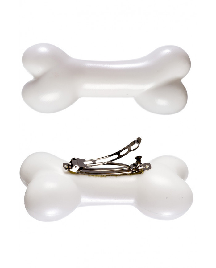 Plastic hair clip with bone, for a primitive hairstyle or to Plastic hair clip with bone, for a primitive hairstyle or to