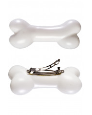 Plastic hair clip with bone, for a primitive hairstyle or to Plastic hair clip with bone, for a primitive hairstyle or to