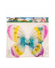 Multicolor butterfly set composed of wings cm. 4 x5, headband