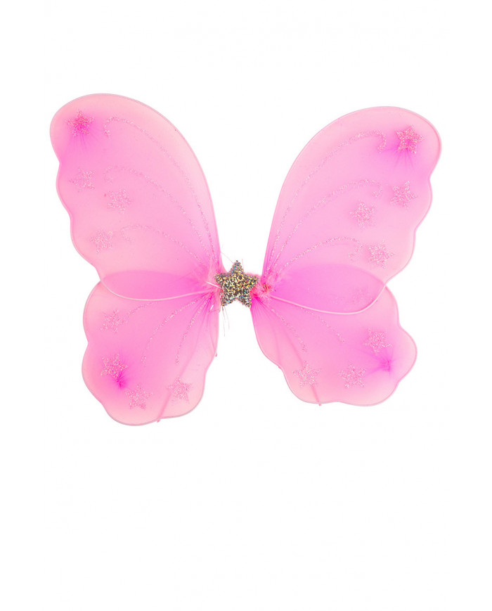 Butterfly wings in pink veil, measuring cm. 27x33. Article Butterfly wings in pink veil, measuring cm. 27x33. Article