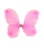 Butterfly wings in pink veil, measuring cm. 27x33. Article Butterfly wings in pink veil, measuring cm. 27x33. Article