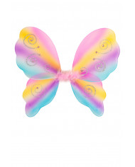 Butterfly wings in multicolor veil, measuring cm. 27x33.