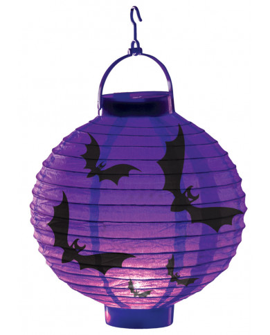 Farol con murciélagos con luz (pilas no incluidas) de unos 20 cm de Farol con murciélagos con luz (pilas no incluidas) de unos 20 cm de