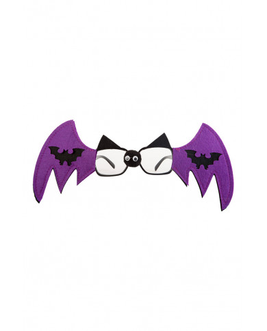 Glasses with black plastic frame without lenses, decorated on Glasses with black plastic frame without lenses, decorated on