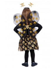 Fantastic skeleton set consisting of headband with glittered