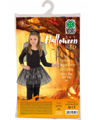 Set consisting of wings of h.cm.38x43 in black veil decorated Set consisting of wings of h.cm.38x43 in black veil decorated