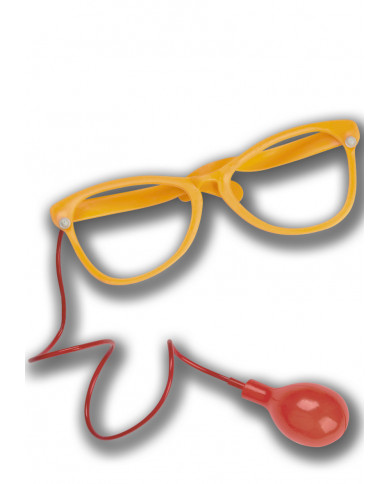 Gafas gigantes lanza agua en bolsa con solapa de cartón