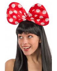 Headband with big bow in Minnie style, funny fashion icon!