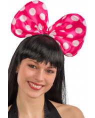 Headband with big bow in Minnie style, funny fashion icon!