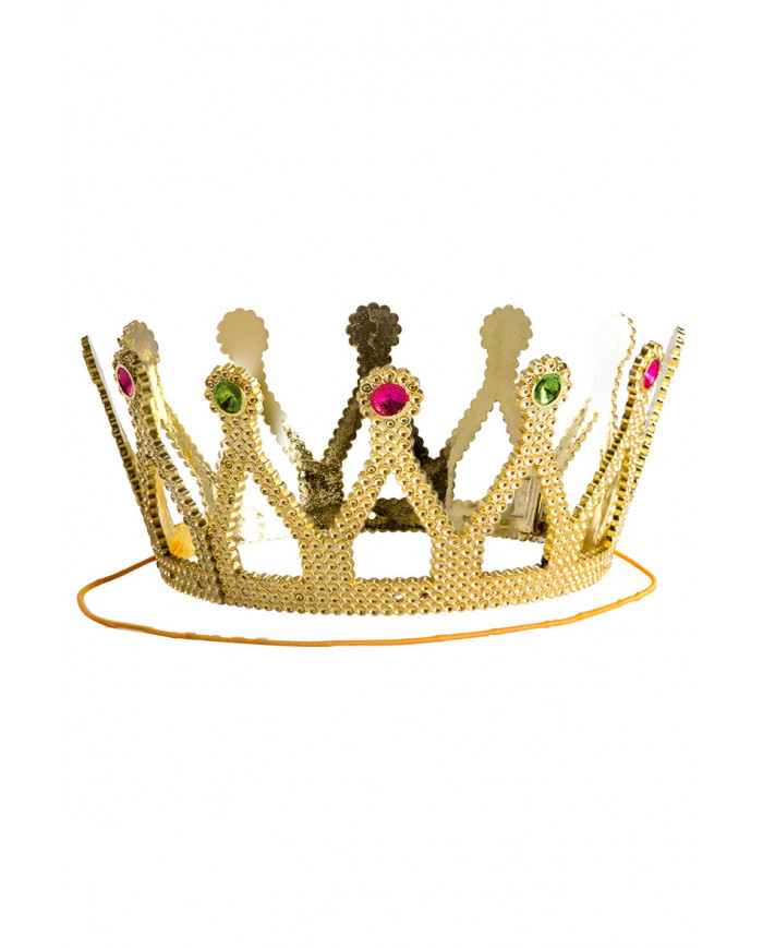 Corona regina oro (smontabile) in busta con cavallotto