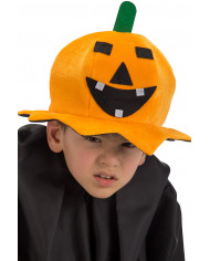 Cappello zucca bimbo in velluto TG.52 con cartellino/etichetta