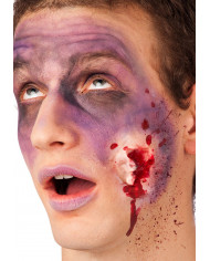 Cicatrice trou de balle sous blister