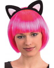 Black cat headband with ears, one of the most characteristic Black cat headband with ears, one of the most characteristic