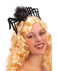 Scary headband with a large black spider applied. Ideal to Scary headband with a large black spider applied. Ideal to