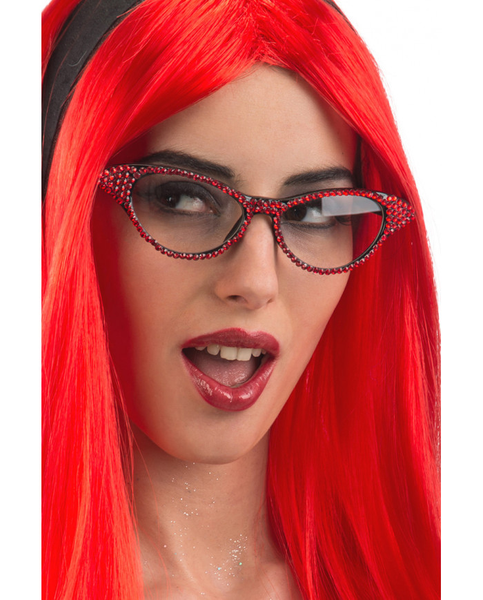 Plastic glasses with transparent lenses and 6 s-style frame Plastic glasses with transparent lenses and 6 s-style frame