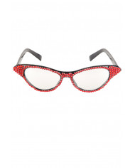 Plastic glasses with transparent lenses and 6 s-style frame Plastic glasses with transparent lenses and 6 s-style frame