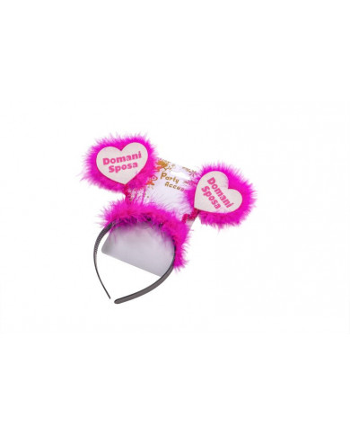 DOMANI SPOSA hearts headband, perfect for hen parties. The DOMANI SPOSA hearts headband, perfect for hen parties. The