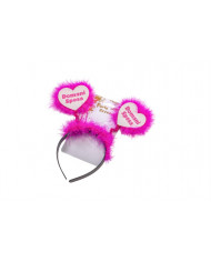 DOMANI SPOSA hearts headband, perfect for hen parties. The DOMANI SPOSA hearts headband, perfect for hen parties. The