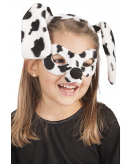Dalmatian Dog Set (Headband And Mask) W/Header