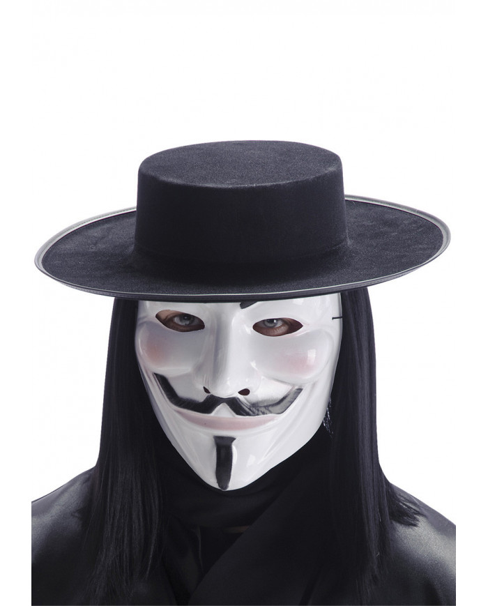 Revenge man (mask and hat w/hair)