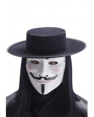 Ensemble déguisement Vengeur (masque et chapeau avec cheveux) dans