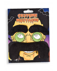Mexican Black Moustaches And Eyebrows On Card Mexican Black Moustaches And Eyebrows On Card