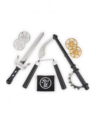 Set di Armi da guerriero ninja, adatte per giocare o come Set di Armi da guerriero ninja, adatte per giocare o come