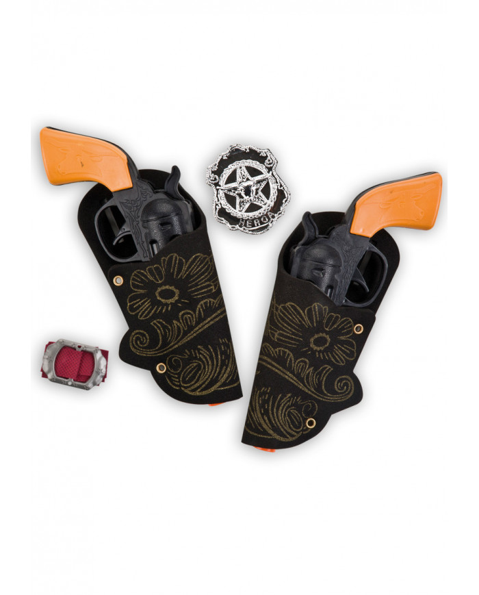 Cow-Boy Belt Cm. 80 With 2 Guns In Blister Cow-Boy Belt Cm. 80 With 2 Guns In Blister