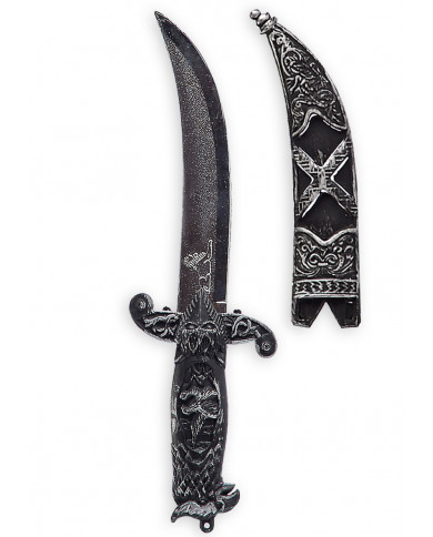 Dolch mit Scheide L. ca. 22 cm in Beutel mit Aufhänger