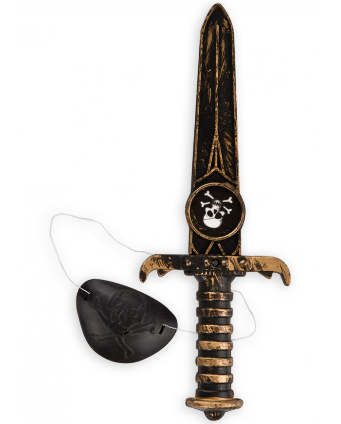 Pirate Dagger Cm. 22 With Eyepatch In Pbh