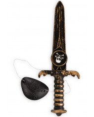 Pirate Dagger Cm. 22 With Eyepatch In Pbh